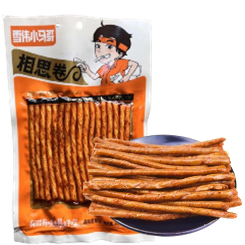 Latiao xiangsijuan Xiaomage/Spicy Strips /Đồ ăn nhẹ ký túc xá Latiao 80g