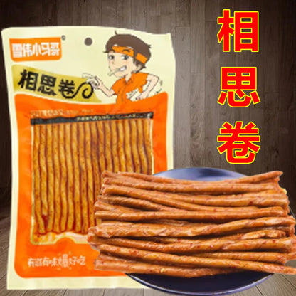 Latiao xiangsijuan Xiaomage/Spicy Strips /Đồ ăn nhẹ ký túc xá Latiao 80g