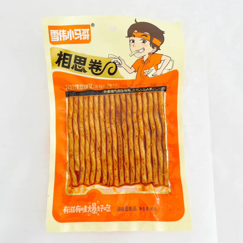 Latiao xiangsijuan Xiaomage/Spicy Strips /Đồ ăn nhẹ ký túc xá Latiao 80g