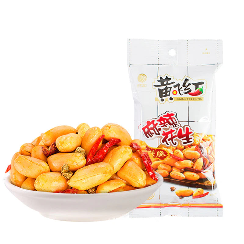 Đậu phộng vị cay huangfeihong 70g món khai vị đồ ăn nhẹ