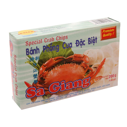 Việt Nam SA GIANG - Bánh Phồng Cua Đặc Biệt 200g bao bì mới (date mới nhất)