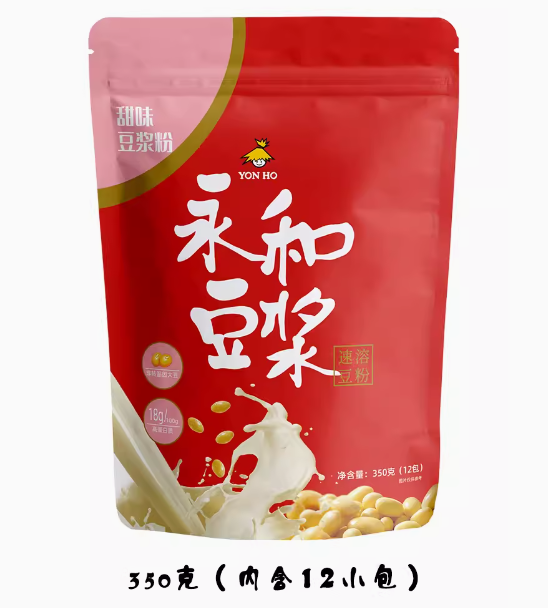 bột sữa đậu nành  Yonghe -  vị ngọt 350g - Trung Quốc