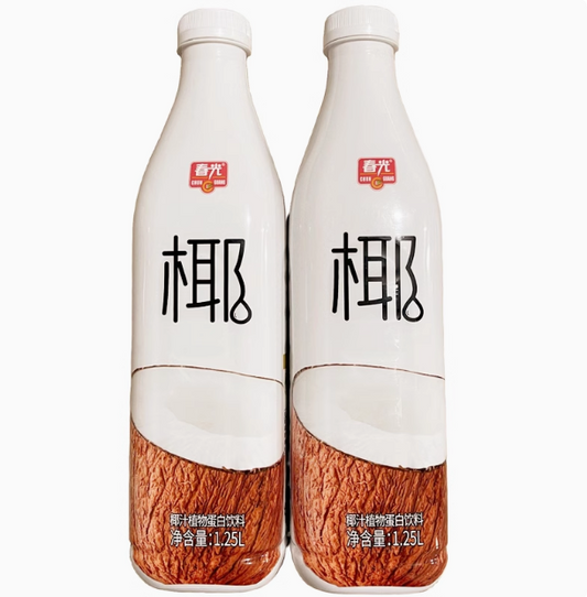 【bán trước】sữa dừa Chunguang chai lớn 1.25L Trung Quố