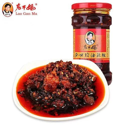 Ớt phong vị dầu gà Laoganma .Xuất xứ:Trung Quốc (280g)