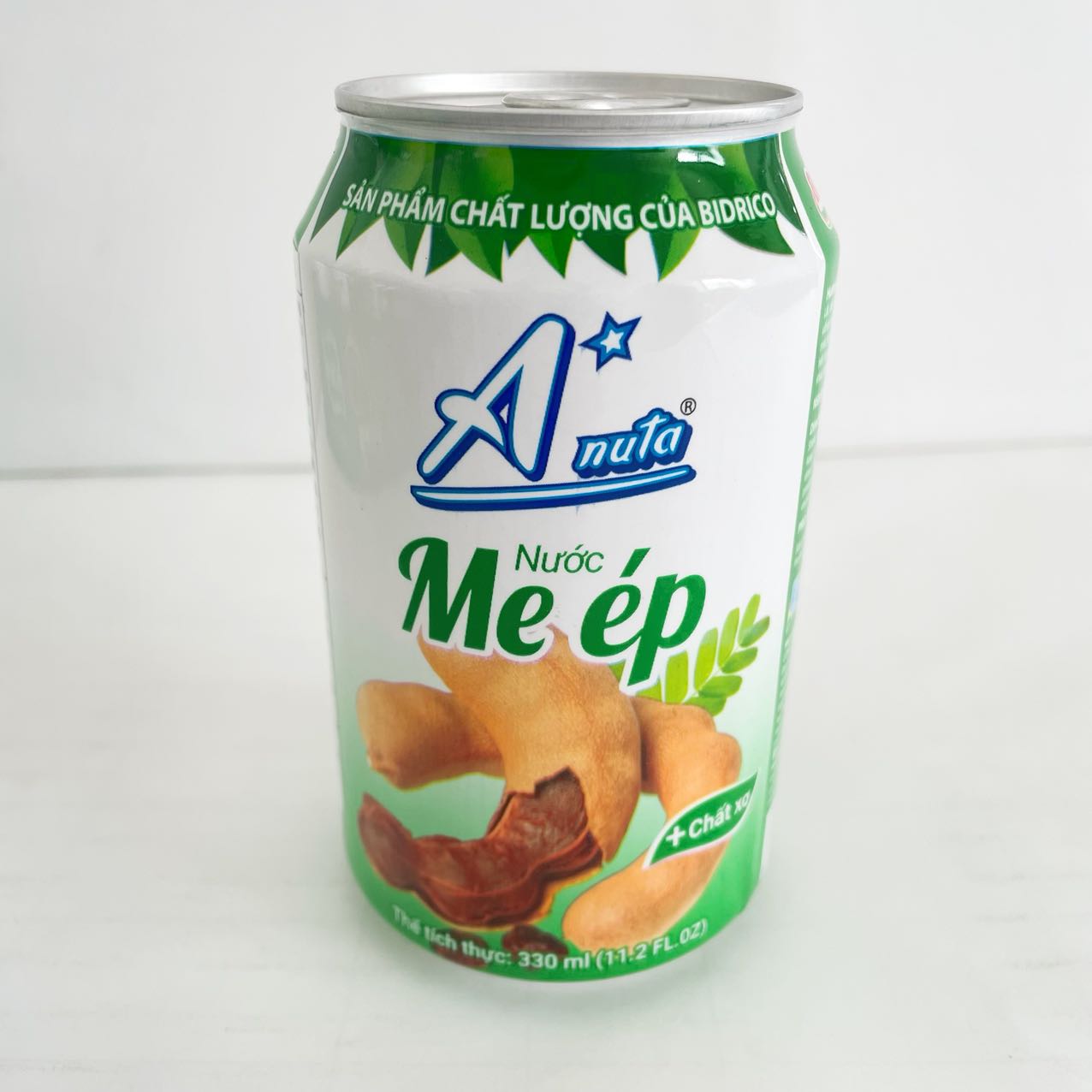 Nước Ép Trái Cây Anuta Việt Nam --Vị Me  Bidrico --Lon 330ml