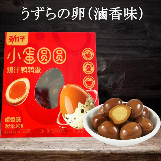 Trứng cút nước nổ（món kho）jinzai 140g，trứng cút, đồ ăn nhẹ tươi và đồ ăn nhẹ，món kho