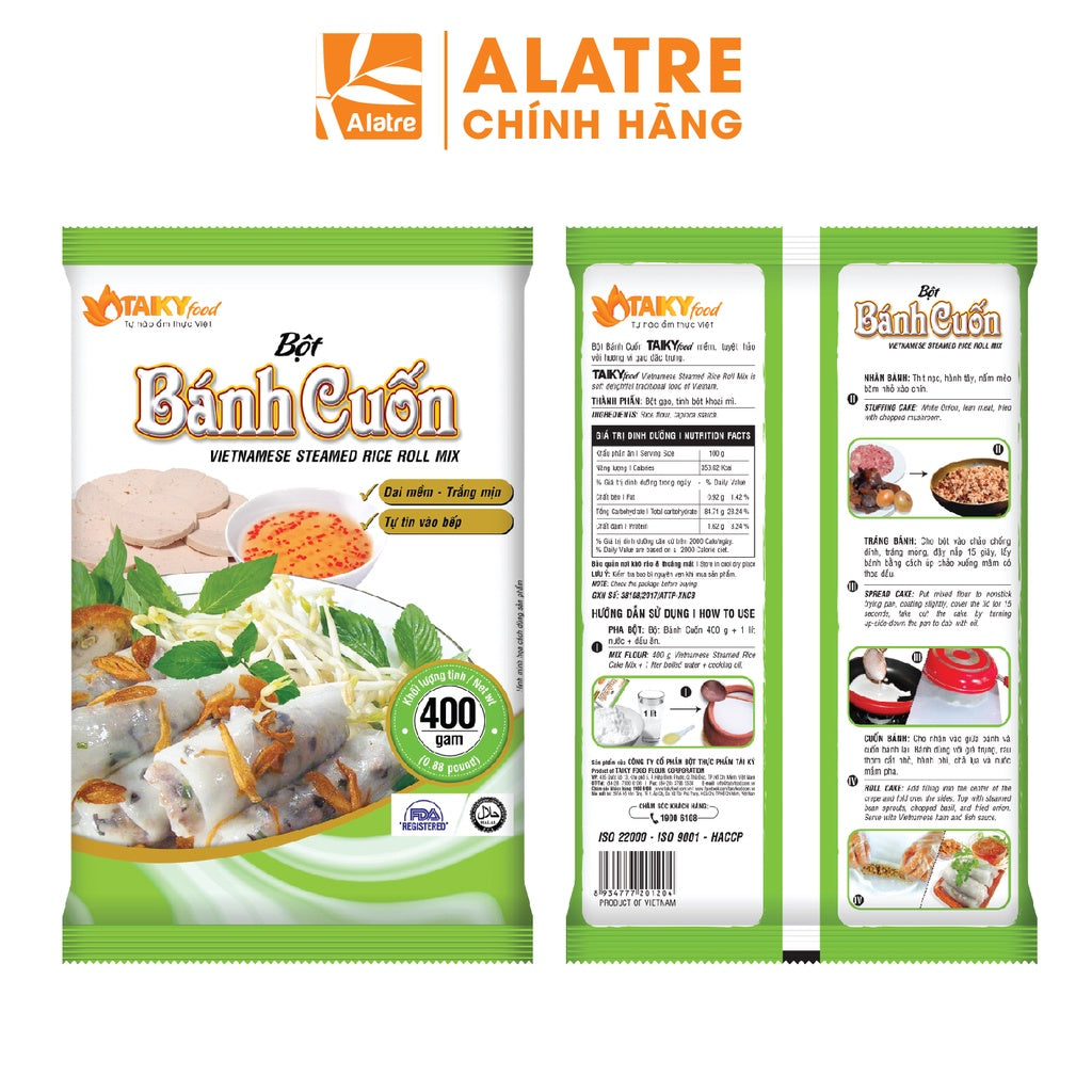 Việt Nam  400g Bột Bánh Cuốn TÀI KÝ - Date mới nhất!