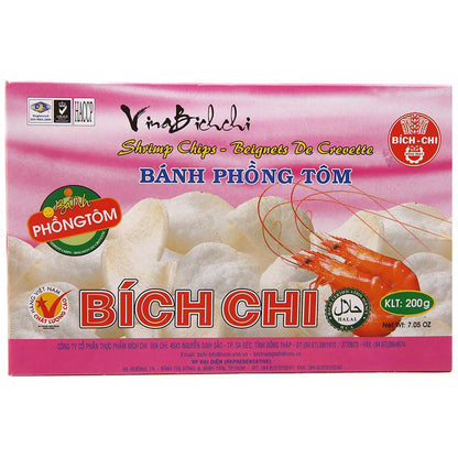 Bánh phồng tôm gia vị Bích Chi hộp 200g - Việt Nam