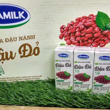 Sữa đậu nành Vinamilk đậu đỏ -Hộp 180ML đậu đỏ, milk  Việt Nam