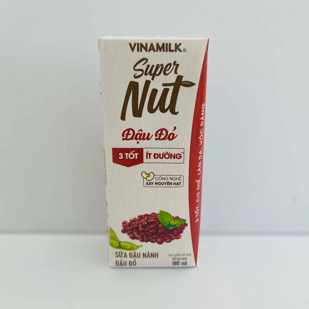 Sữa đậu nành Vinamilk đậu đỏ -Hộp 180ML đậu đỏ, milk  Việt Nam