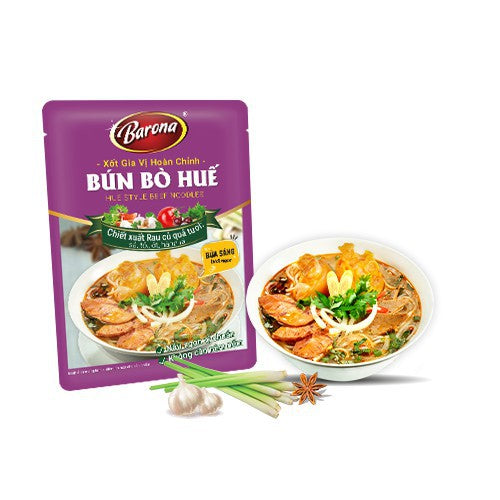 Gói 110G Gia Vị Nấu Bún Bò Huế - Xốt Gia Vị Hoàn Chỉnh Barona - Gói Gia Vị Nấu Bún Bò Huế - Việt Nam