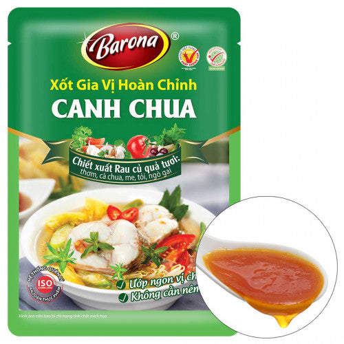 Xốt gia vị hoàn chỉnh Barona canh chua Nam Bộ gói 80g - Việt Nam