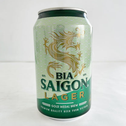 Bia Sài Gòn Lager Việt Nam 330ml ậm đà thơm ngon đúng vị lên men tự nhiên cho hương vị thơm ngon đọc đáo.