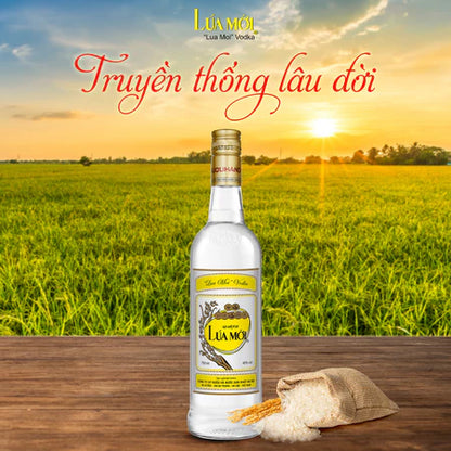 [HALICO] RƯỢU LÚA MỚI VODKA 45% - Việt Nam Vol Chai  500ML,giá tốt, thuộc dòng rượu mạnh