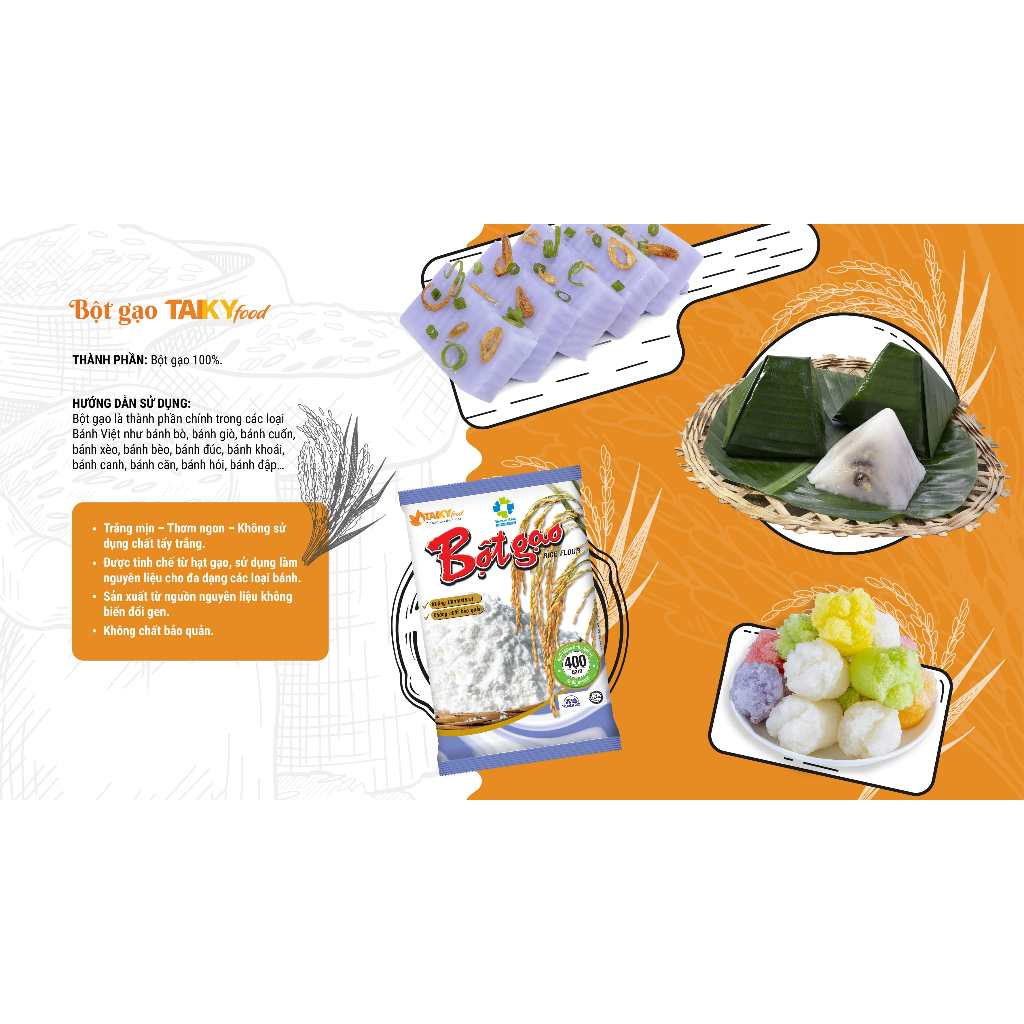 & 400g Bột Gạo TÀI KÝ Việt Nam