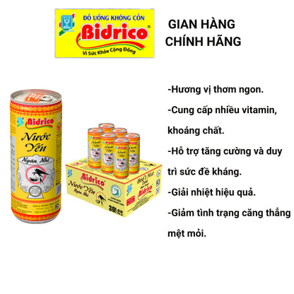 Nước Yến Ngân Nhĩ Bidrico Việt Nam 240ml